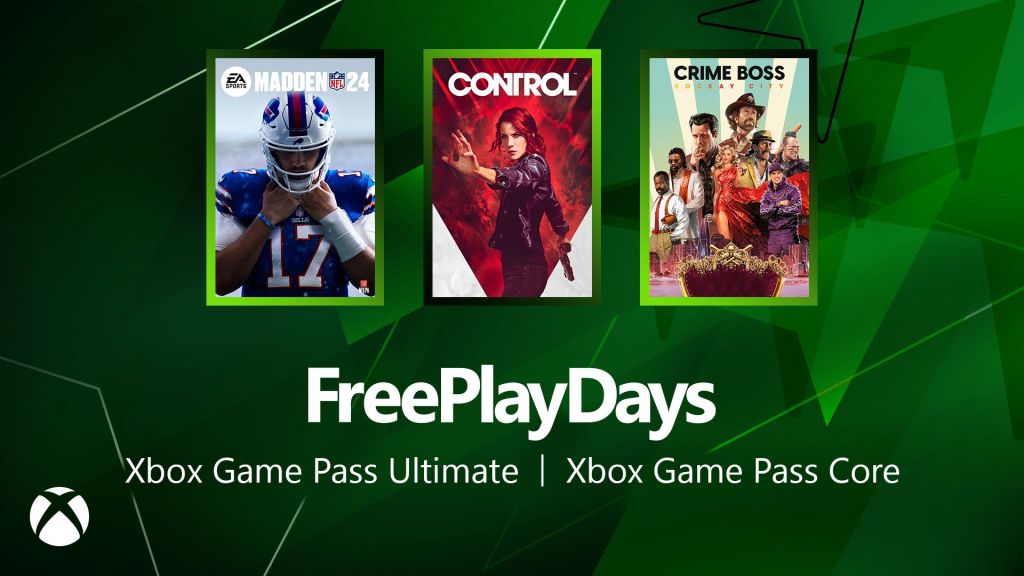 Jours de Jeu Gratuit – Madden NFL 24, Control, et Crime Boss: Rockay&nbsp;City