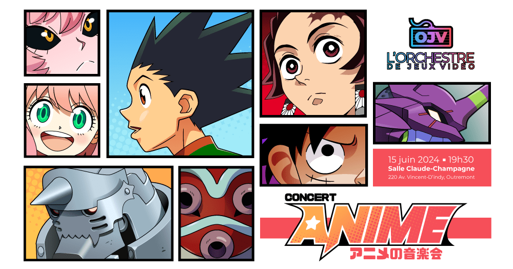 L&rsquo;Orchestre de Jeux Vidéo présente un concert dédié aux Anime&nbsp;!