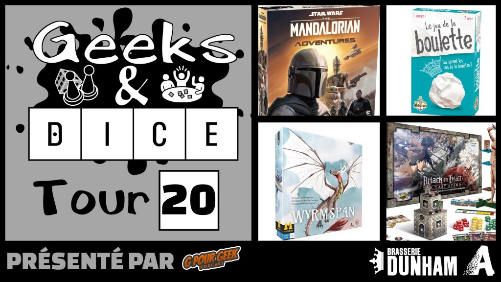 Geeks & Dice Tour&nbsp;20