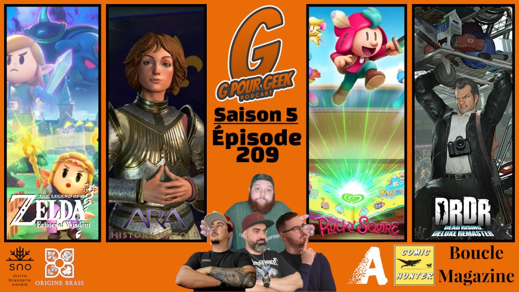 G Pour Geek Épisode&nbsp;209