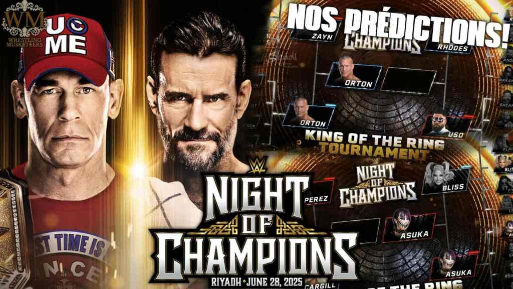 Wrestling Musketeers Épisode 11 – Prédictions Night of Champions 2025&nbsp;(WWE)