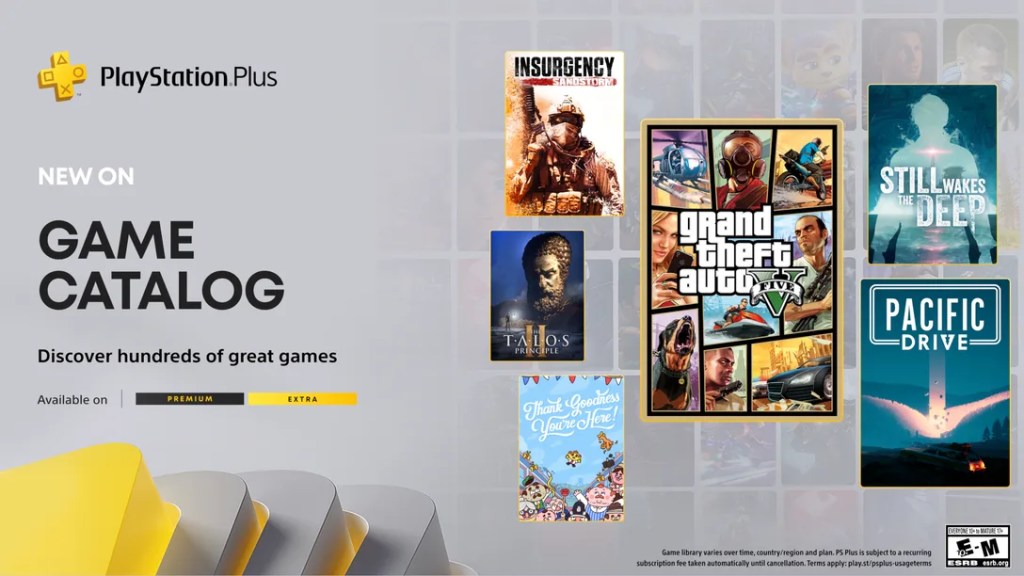 PlayStation Plus novembre 2025 : GTA V, Pacific Drive et Still Wakes the Deep rejoignent le&nbsp;catalogue