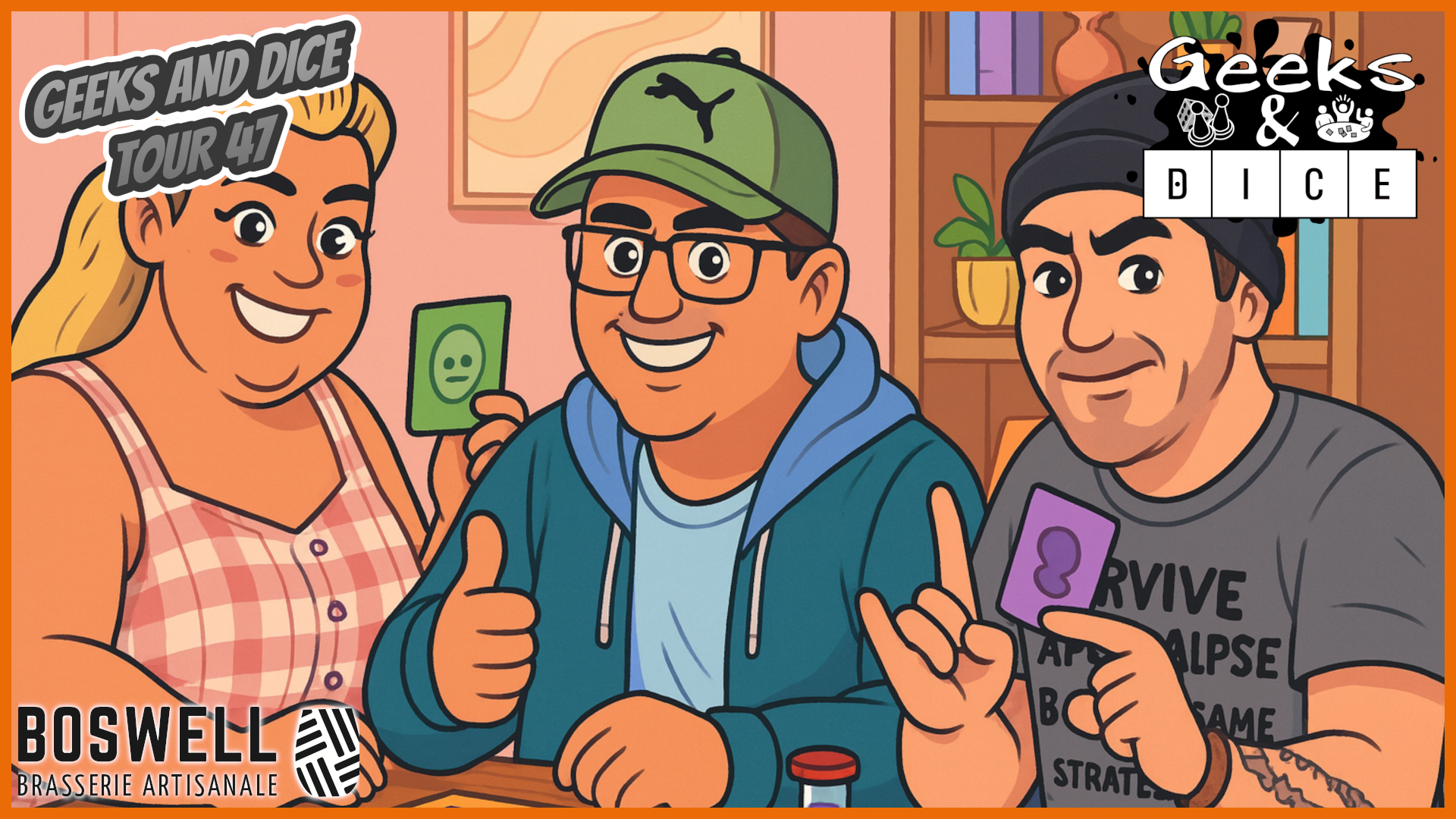 Geeks & Dice Tour 47 – Patata!, Piranha Flip, Mozaïk, Dewan, Resident Evil 2 et T&rsquo;as le choix entre !